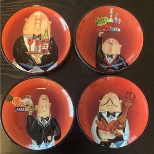 Certified International 5" Dinner is served plates X4